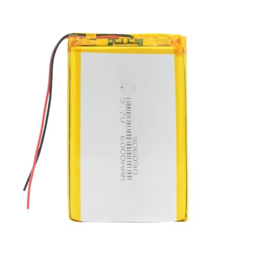 Amazon | 1個 3.7V 6000mAh リチウムポリマー充電式バッテリー 906090